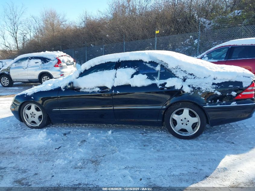 2002 Mercedes-Benz S 500 VIN: WDBNG75J02A245775 Lot: 43928029