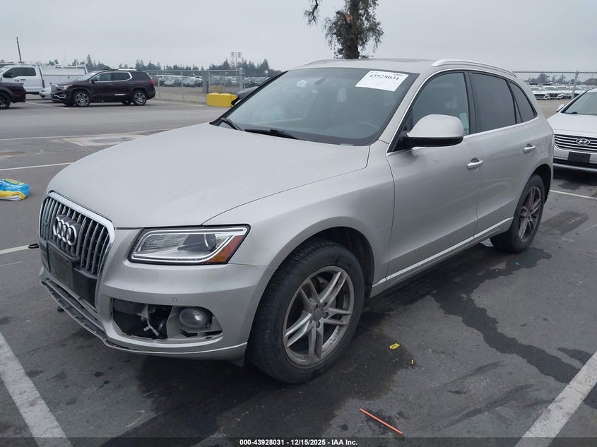 Vin: wa1l2afp9ga085548, lot: 44423658, audi q5 2.0t premium 20162