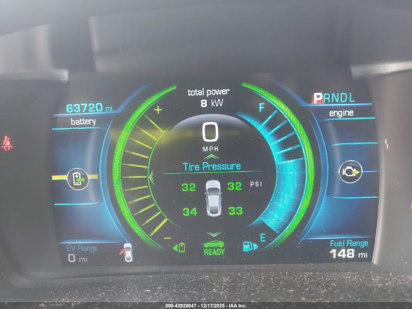 2017 Chevrolet Volt Lt VIN: 1G1RC6S56HU202297 Lot: 43928047