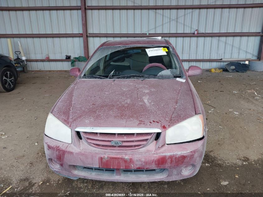 2006 Kia Spectra Ex/Lx/Sx VIN: KNAFE121065354892 Lot: 43928051