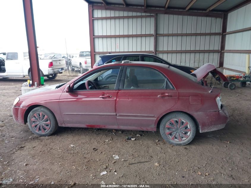 2006 Kia Spectra Ex/Lx/Sx VIN: KNAFE121065354892 Lot: 43928051