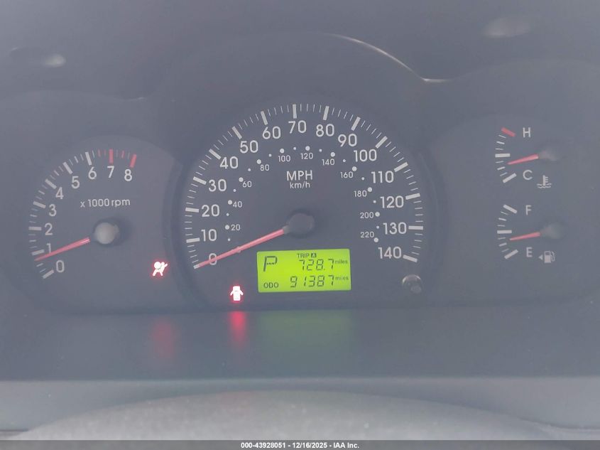 2006 Kia Spectra Ex/Lx/Sx VIN: KNAFE121065354892 Lot: 43928051