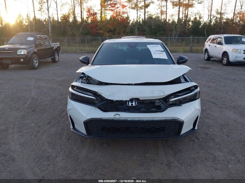 2025 Honda Civic Sport VIN: 2HGFE2F59SH553370 Lot: 43928057