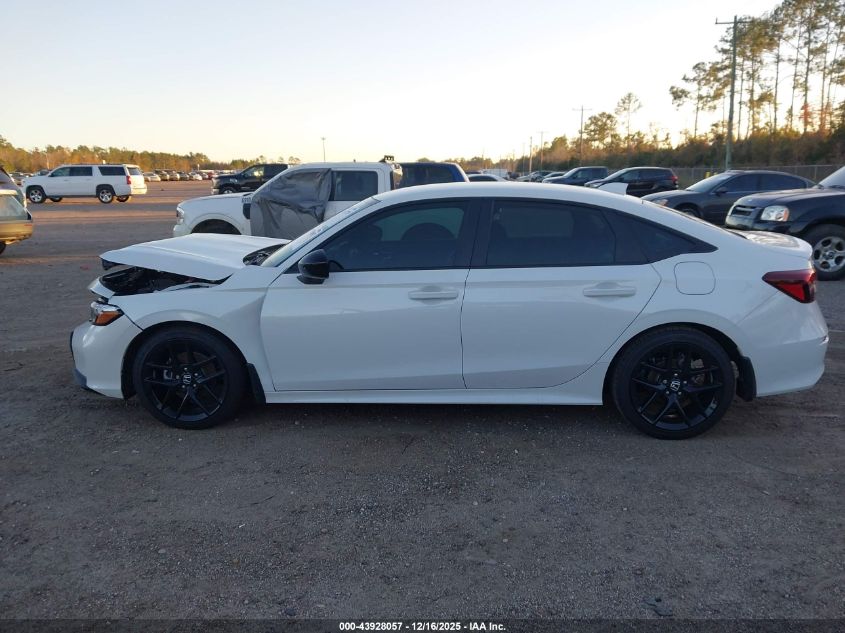 2025 Honda Civic Sport VIN: 2HGFE2F59SH553370 Lot: 43928057