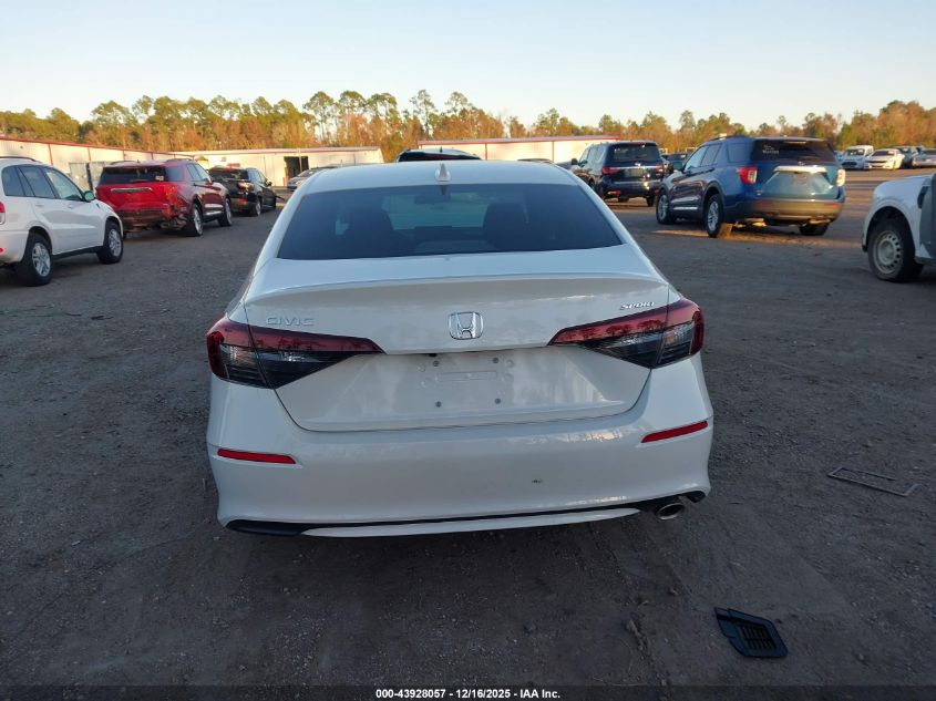 2025 Honda Civic Sport VIN: 2HGFE2F59SH553370 Lot: 43928057