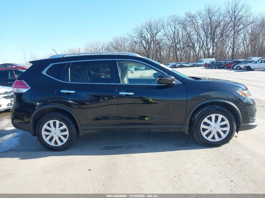2016 Nissan Rogue S VIN: KNMAT2MV2GP715005 Lot: 43928065