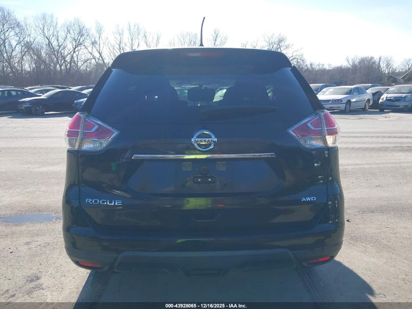 2016 Nissan Rogue S VIN: KNMAT2MV2GP715005 Lot: 43928065