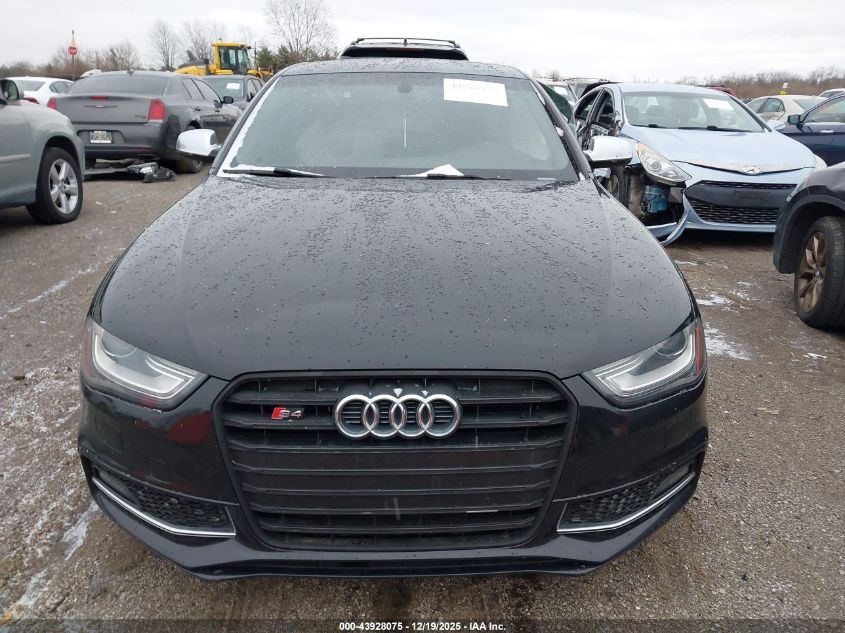 2014 Audi S4 3.0T Premium Plus VIN: WAUDGAFL1EA007347 Lot: 43928075