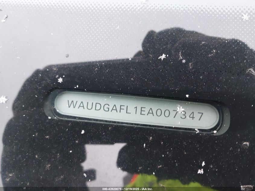 2014 Audi S4 3.0T Premium Plus VIN: WAUDGAFL1EA007347 Lot: 43928075