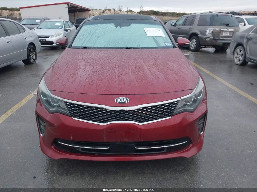 2018 Kia Optima Sx Turbo VIN: 5XXGW4L25JG235818 Lot: 43928080
