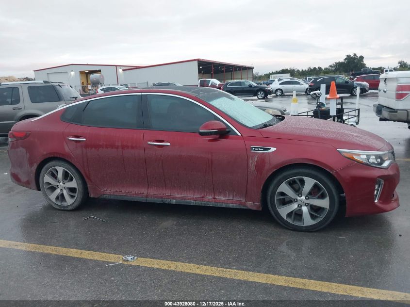 2018 Kia Optima Sx Turbo VIN: 5XXGW4L25JG235818 Lot: 43928080