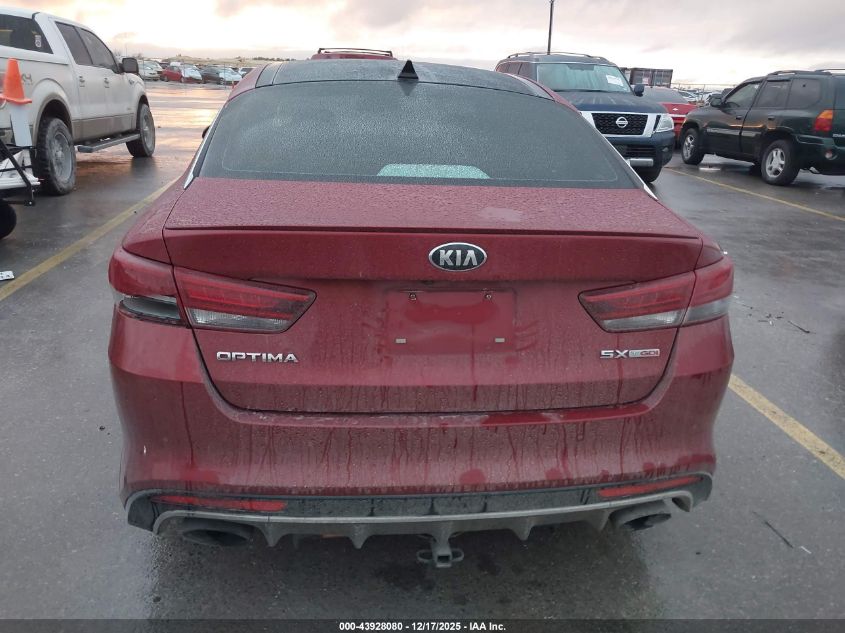 2018 Kia Optima Sx Turbo VIN: 5XXGW4L25JG235818 Lot: 43928080