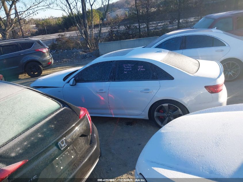 2018 Audi S4 3.0T Premium Plus VIN: WAUB4AF49JA138710 Lot: 43928087