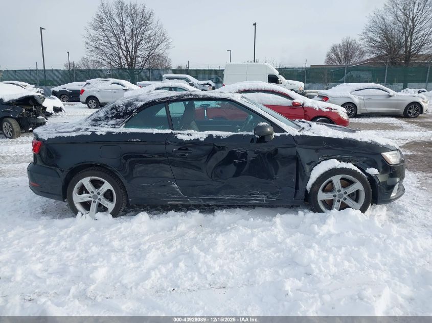 2017 Audi A3 2.0T Premium VIN: WAU78LFF5H1040551 Lot: 43928089