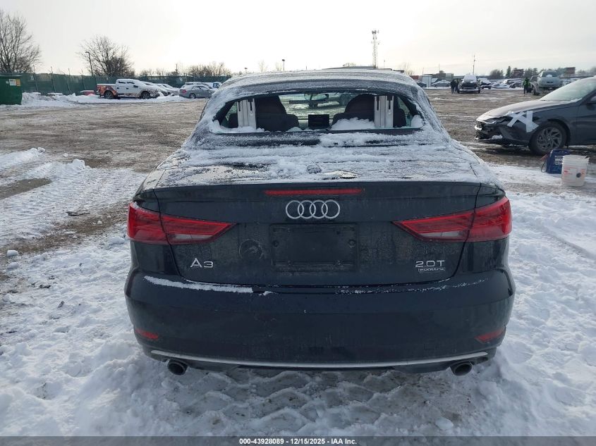 2017 Audi A3 2.0T Premium VIN: WAU78LFF5H1040551 Lot: 43928089