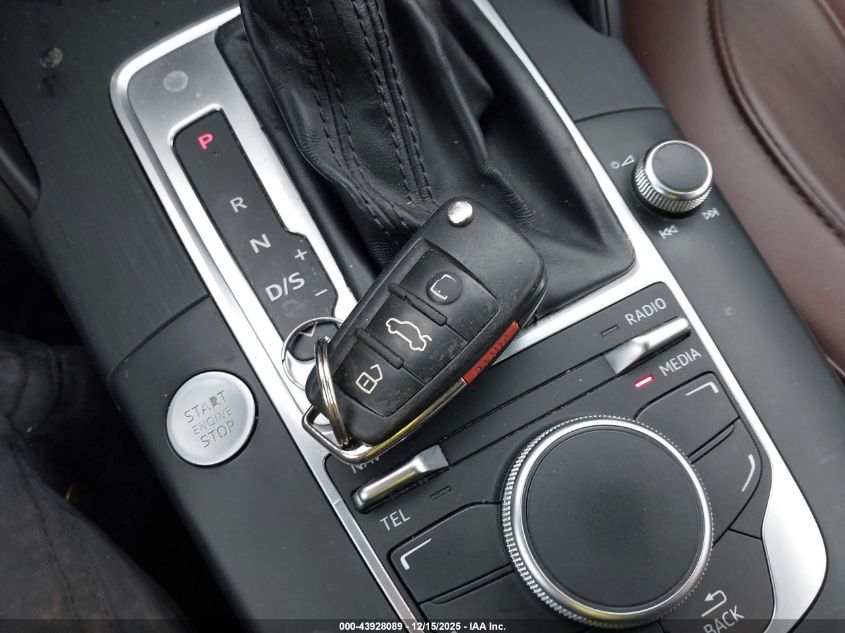 2017 Audi A3 2.0T Premium VIN: WAU78LFF5H1040551 Lot: 43928089