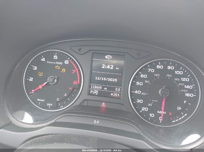 2017 Audi A3 2.0T Premium VIN: WAU78LFF5H1040551 Lot: 43928089