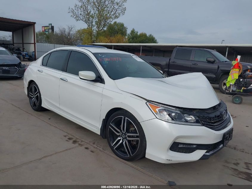2016 Honda Accord Sport VIN: 1HGCR2F50GA015718 Lot: 43928090