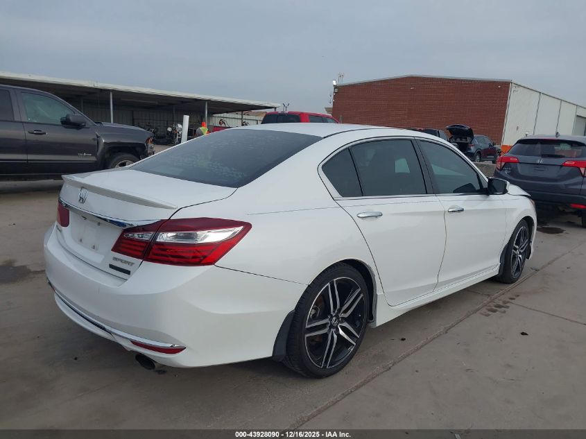 2016 Honda Accord Sport VIN: 1HGCR2F50GA015718 Lot: 43928090