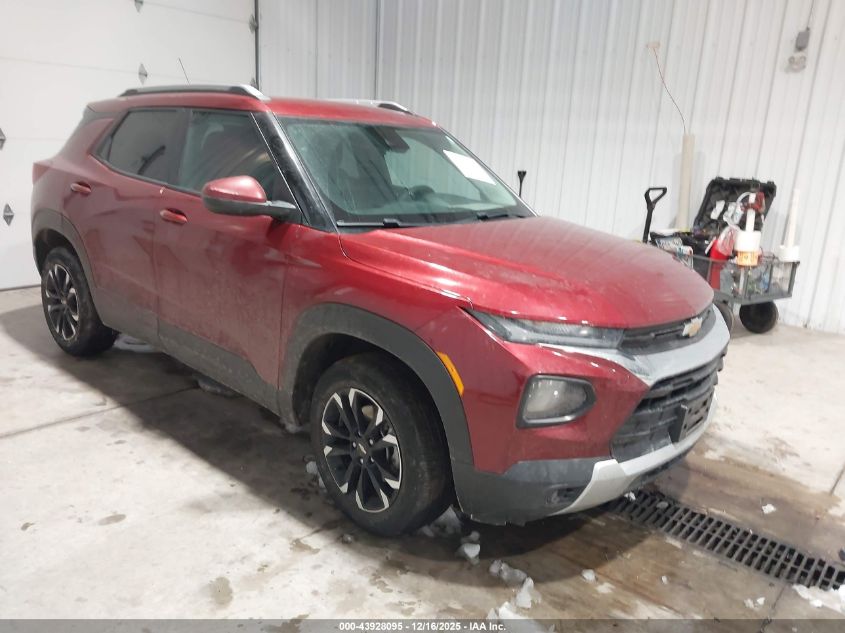 2022 Chevrolet Trailblazer Awd Lt VIN: KL79MRSLXNB011121 Lot: 43928095