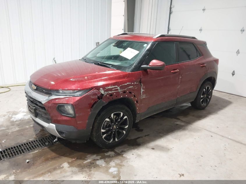 2022 Chevrolet Trailblazer Awd Lt VIN: KL79MRSLXNB011121 Lot: 43928095