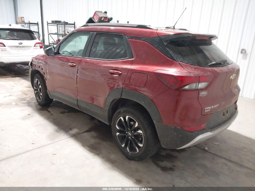 2022 Chevrolet Trailblazer Awd Lt VIN: KL79MRSLXNB011121 Lot: 43928095
