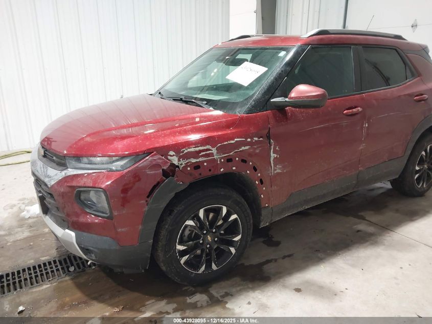 2022 Chevrolet Trailblazer Awd Lt VIN: KL79MRSLXNB011121 Lot: 43928095