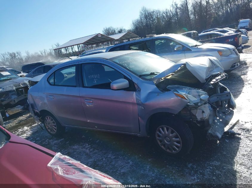 2017 Mitsubishi Mirage G4 Es VIN: ML32F3FJ6HHF15418 Lot: 43928119