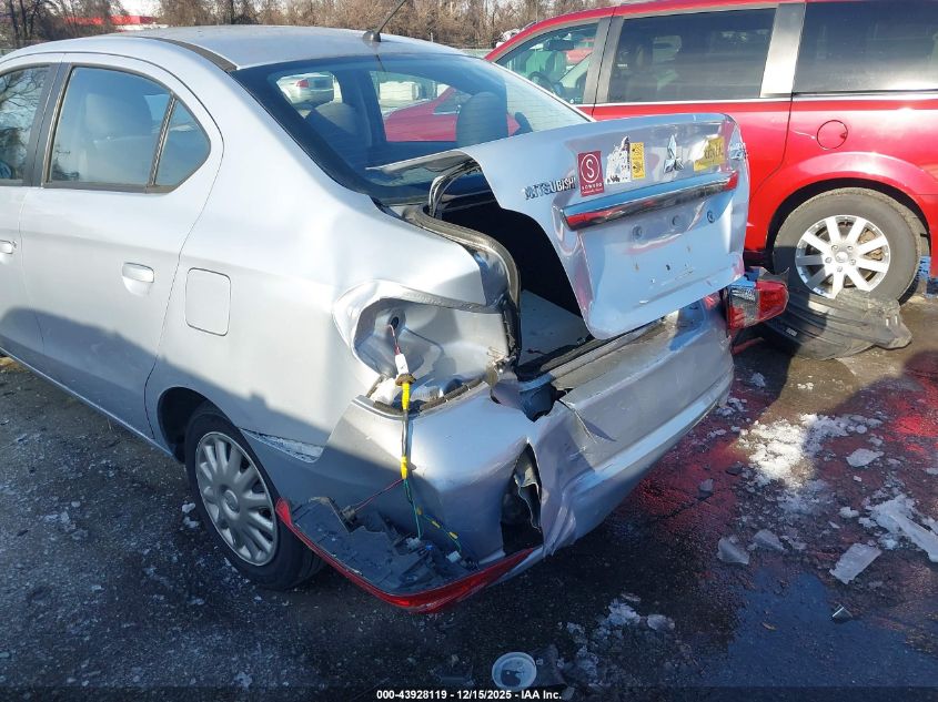 2017 Mitsubishi Mirage G4 Es VIN: ML32F3FJ6HHF15418 Lot: 43928119