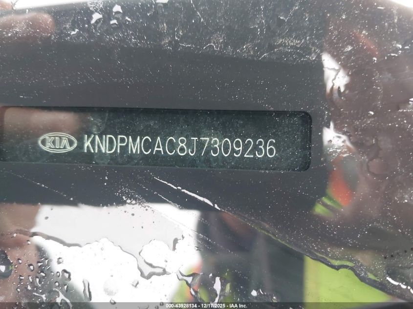 2018 Kia Sportage Lx VIN: KNDPMCAC8J7309236 Lot: 43928134