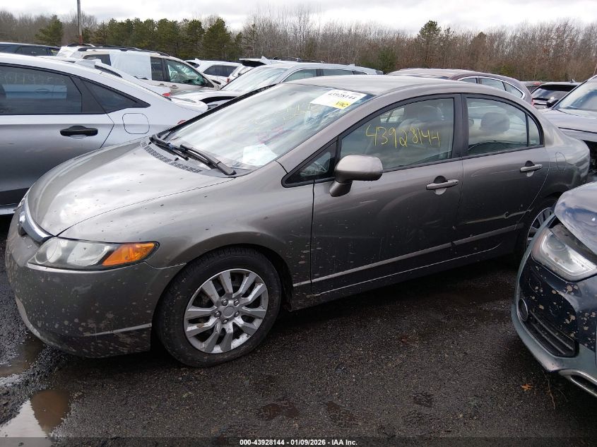 2007 Honda Civic Lx VIN: 1HGFA16567L001731 Lot: 43928144