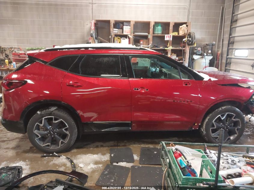 2022 Chevrolet Blazer Fwd Rs VIN: 3GNKBERS8NS124531 Lot: 43928185