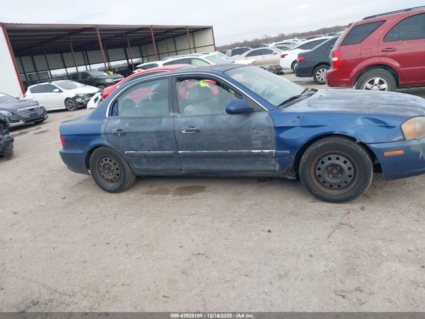 2003 Kia Optima Lx/Se VIN: KNAGD126135210251 Lot: 43928190