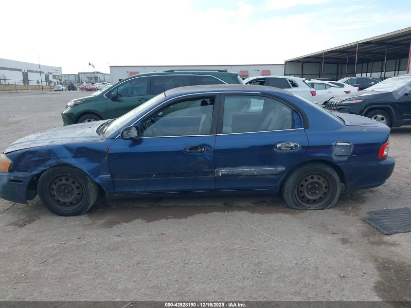 2003 Kia Optima Lx/Se VIN: KNAGD126135210251 Lot: 43928190