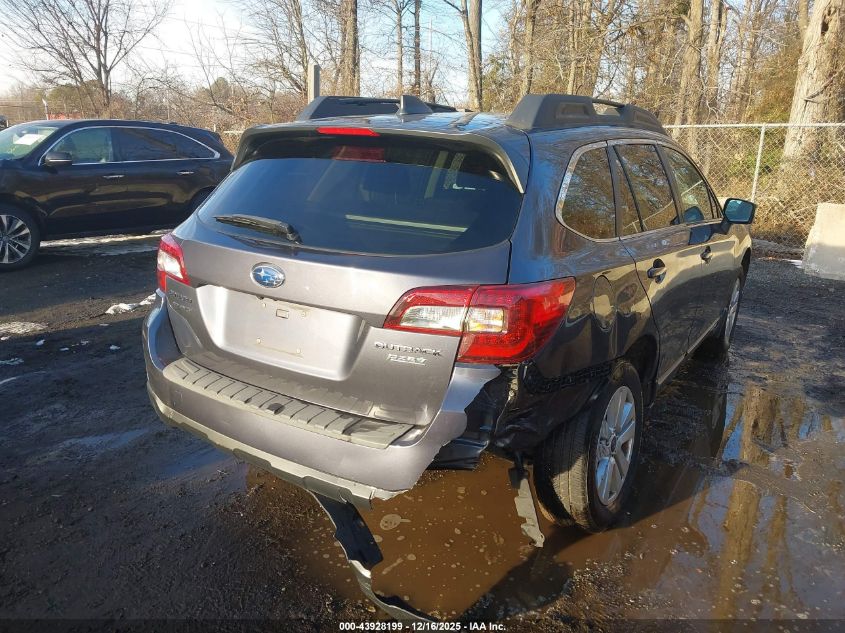 2017 Subaru Outback 2.5I Premium VIN: 4S4BSACCXH3206690 Lot: 43928199