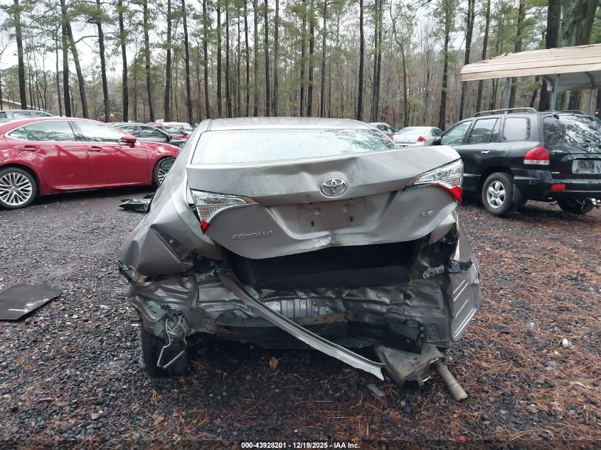 2015 Toyota Corolla Le VIN: 2T1BURHE8FC288592 Lot: 43928201