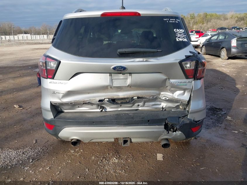 2017 Ford Escape Titanium VIN: 1FMCU0J93HUB64762 Lot: 43928206