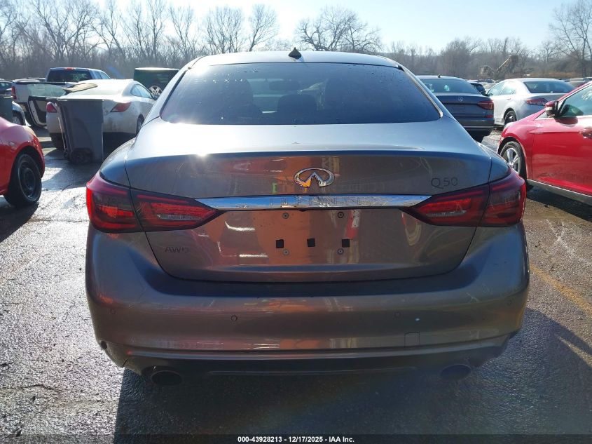 2018 Infiniti Q50 2.0T Luxe VIN: JN1CV7AR2JM280392 Lot: 43928213