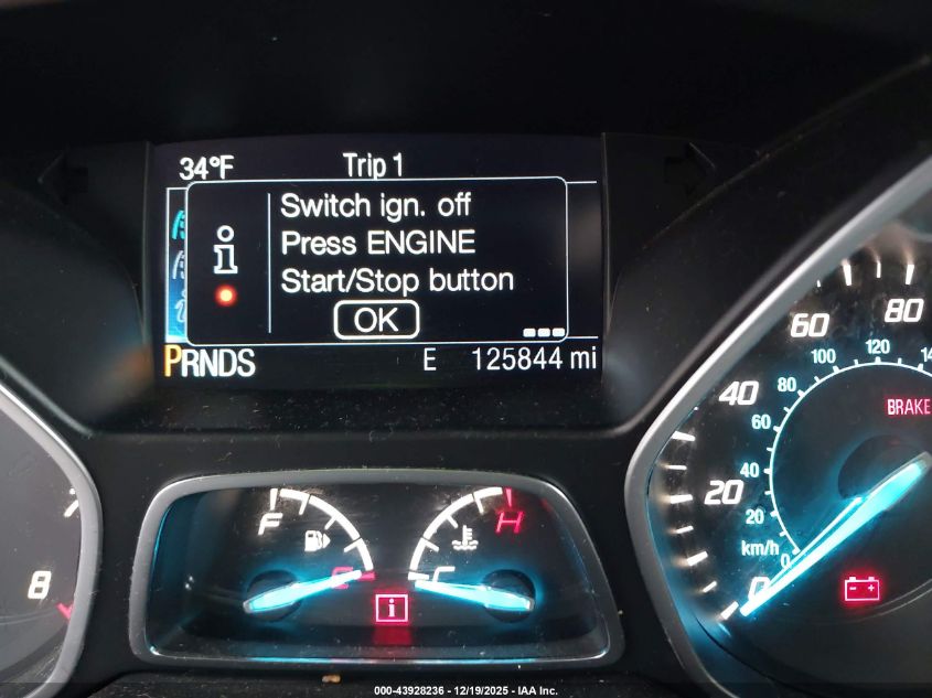 2014 Ford Escape Titanium VIN: 1FMCU9J92EUD84233 Lot: 43928236