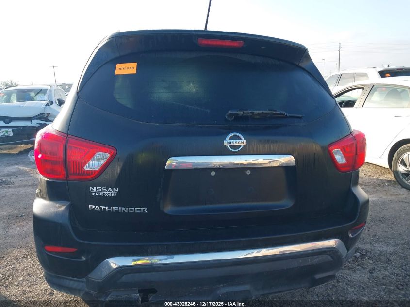 2017 Nissan Pathfinder S VIN: 5N1DR2MN2HC643349 Lot: 43928246