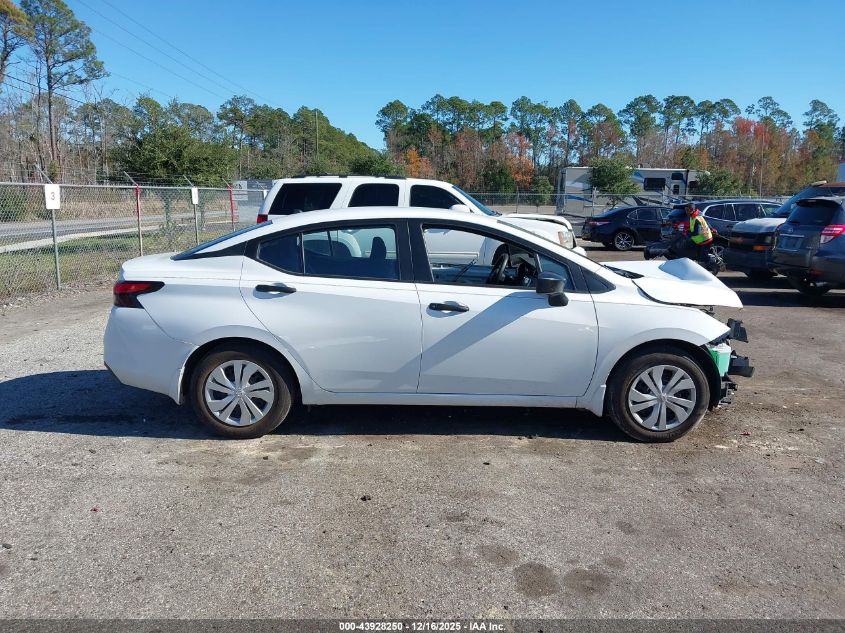 2025 Nissan Versa 1.6 S VIN: 3N1CN8DV9SL823974 Lot: 43928250