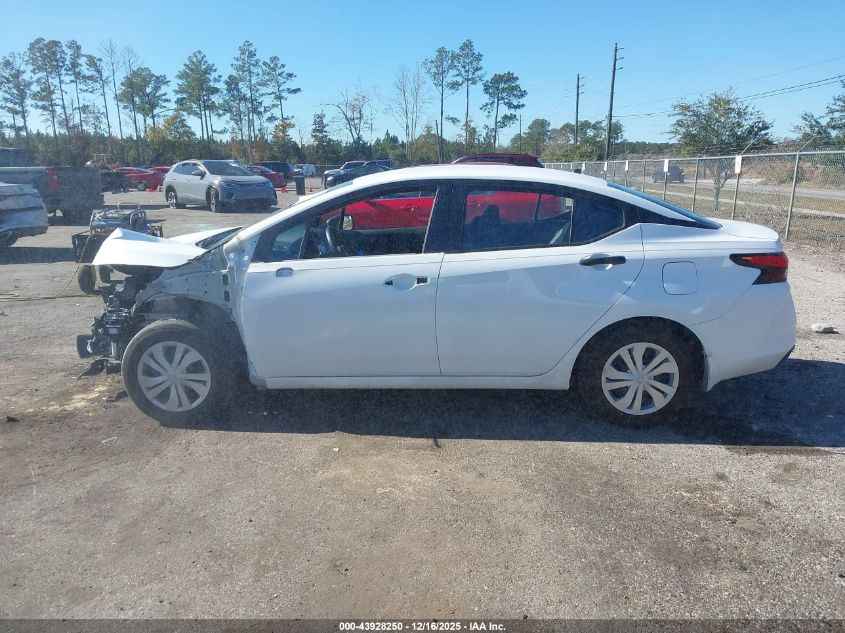 2025 Nissan Versa 1.6 S VIN: 3N1CN8DV9SL823974 Lot: 43928250