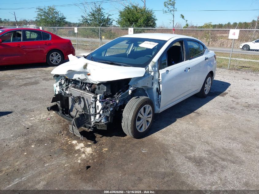 2025 Nissan Versa 1.6 S VIN: 3N1CN8DV9SL823974 Lot: 43928250