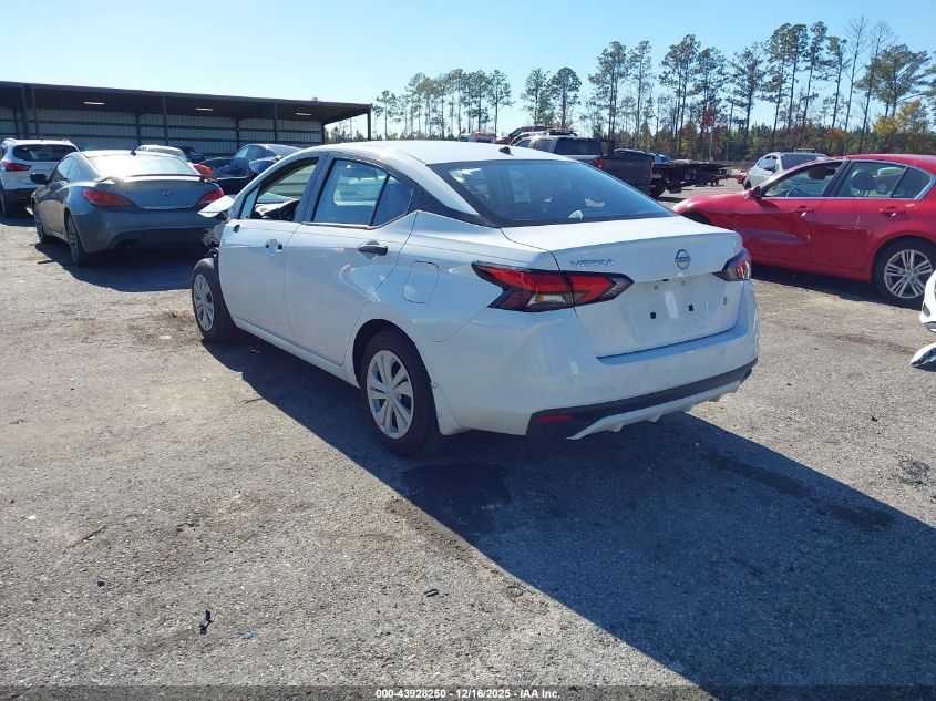 2025 Nissan Versa 1.6 S VIN: 3N1CN8DV9SL823974 Lot: 43928250