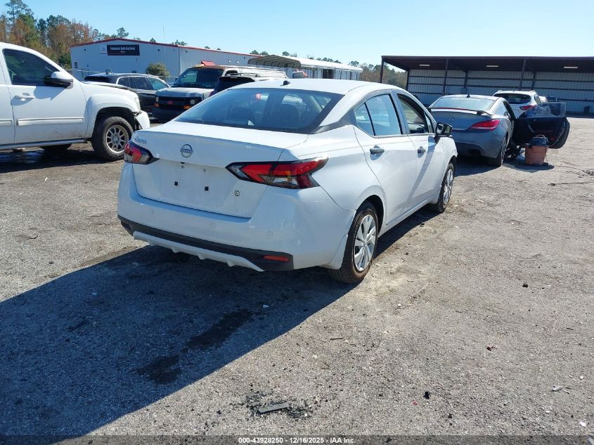 2025 Nissan Versa 1.6 S VIN: 3N1CN8DV9SL823974 Lot: 43928250
