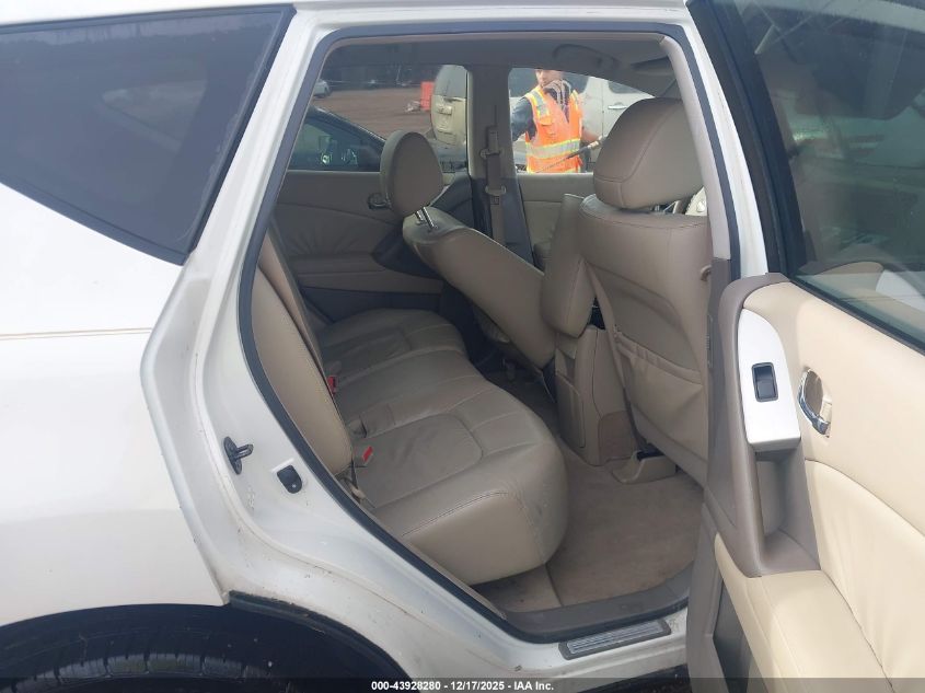 2009 Nissan Murano Sl VIN: JN8AZ18U99W031639 Lot: 43928280