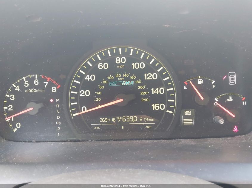 2005 Honda Accord Hybrid Ima VIN: JHMCN36425C007174 Lot: 43928294