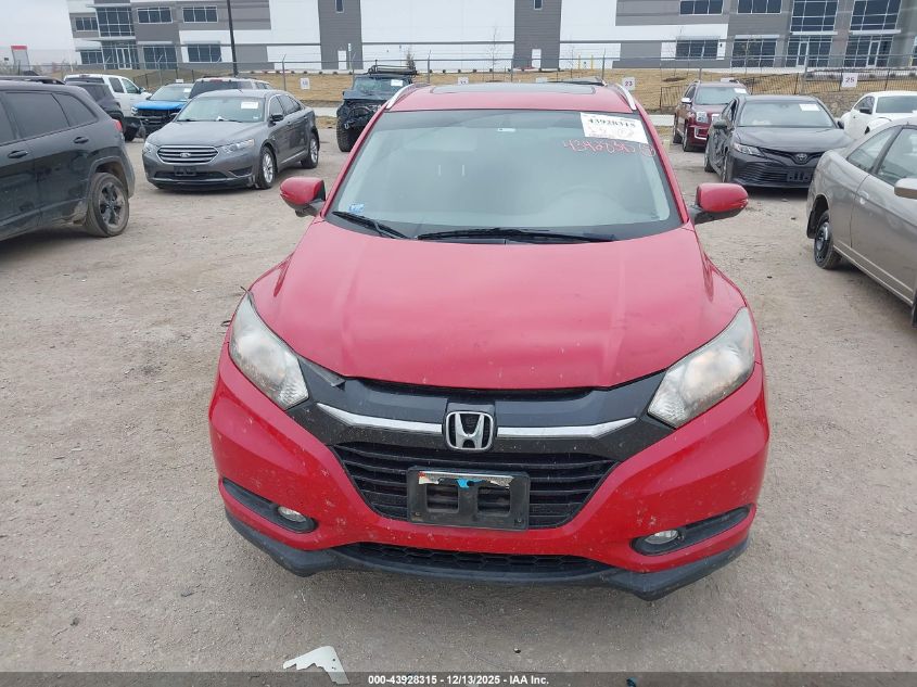 2016 Honda Hr-V Ex-L VIN: 3CZRU5H71GM723903 Lot: 43928315