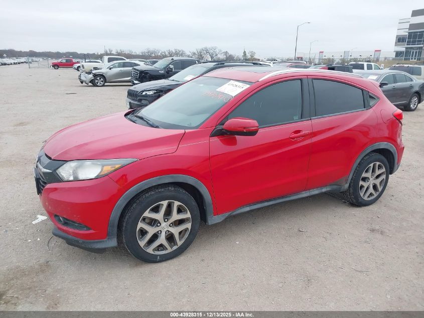 2016 Honda Hr-V Ex-L VIN: 3CZRU5H71GM723903 Lot: 43928315