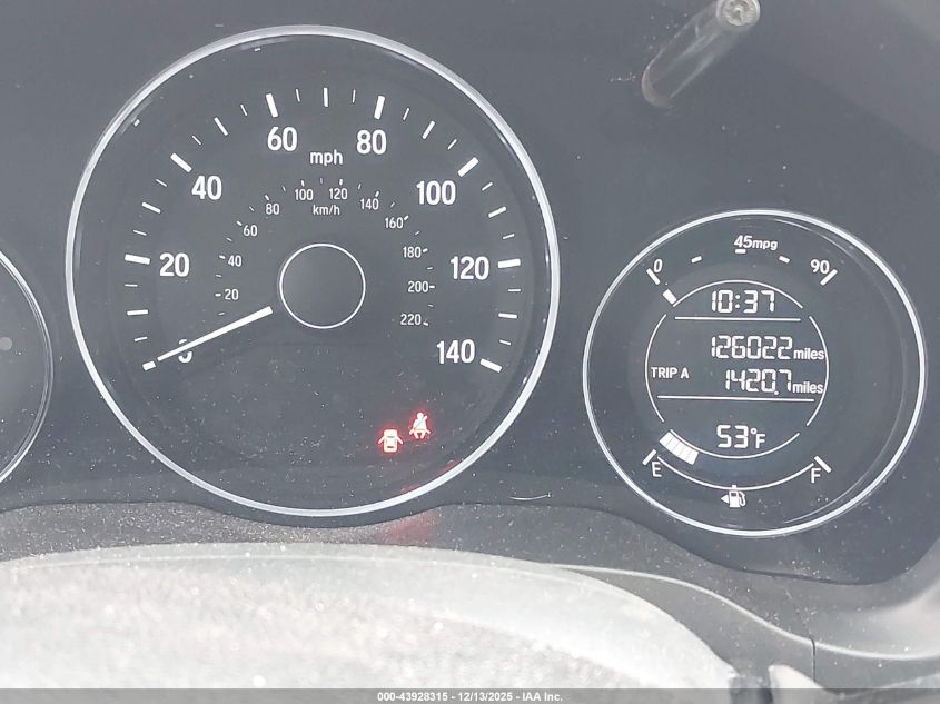 2016 Honda Hr-V Ex-L VIN: 3CZRU5H71GM723903 Lot: 43928315